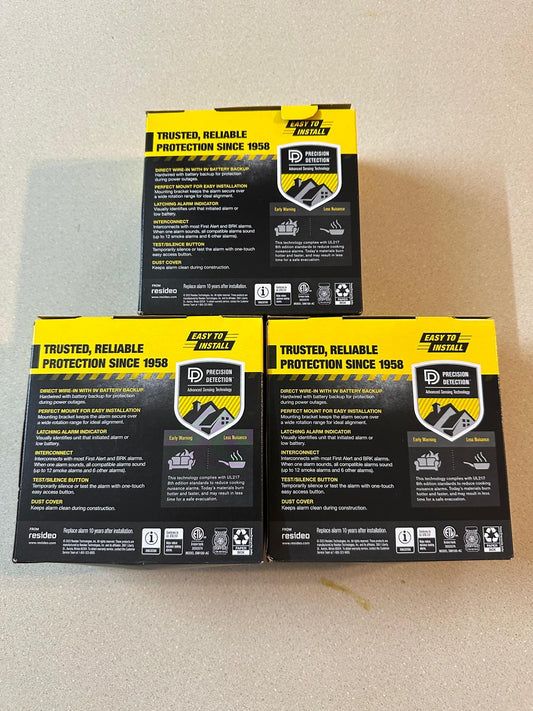 SMI100 Battery operated Smoke Alarm ( Pack of 6 )